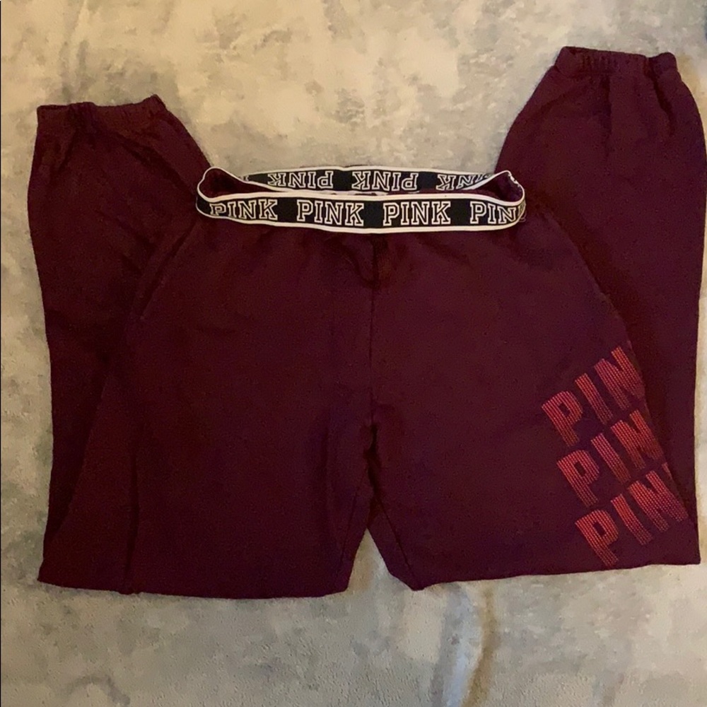 VS PINK Boyfriend Tight Ankle Sweat Pants Small